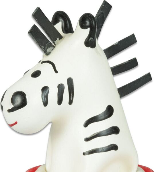 Hand-painted Condomerie Zebra novelty condom