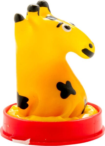 Hand-painted Condomerie giraffe novelty condom