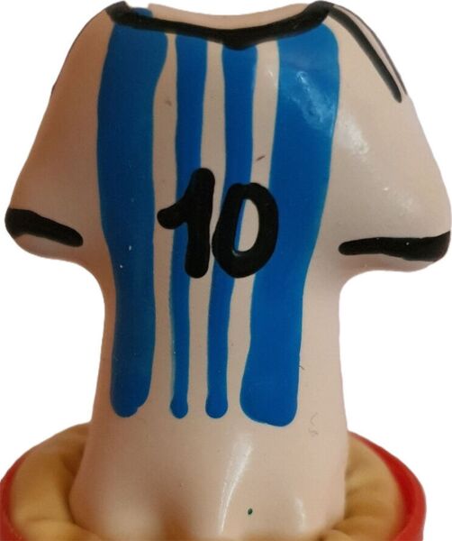 Condomerie Messi Shirt No. 10 novelty condom, hand-painted
