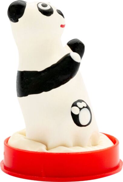 Condomerie Panda Model 1 novelty condom, hand-painted