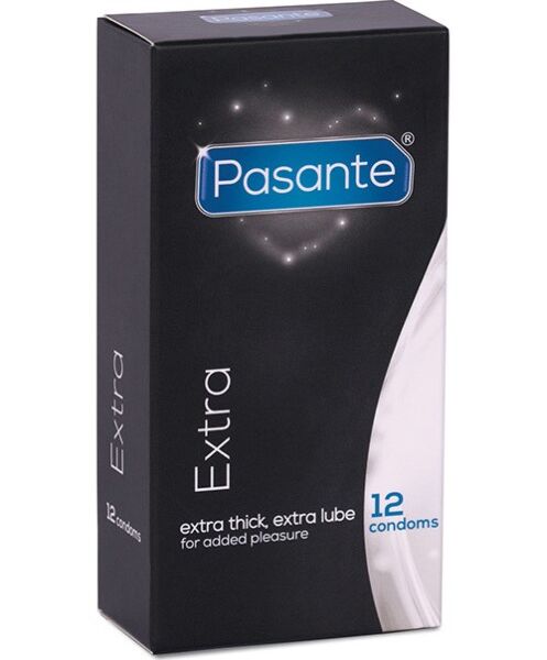 Pack of 12 Pasante Extra Safe condoms