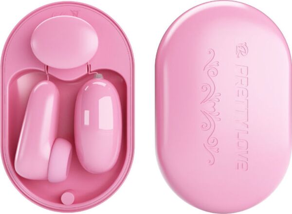 Pretty Love Magic Box bullet vibrator with its tapping stimulator and wired controller