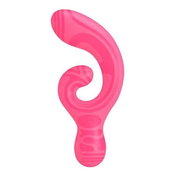 Pretty Love Verity double-ended massager, pink and curved