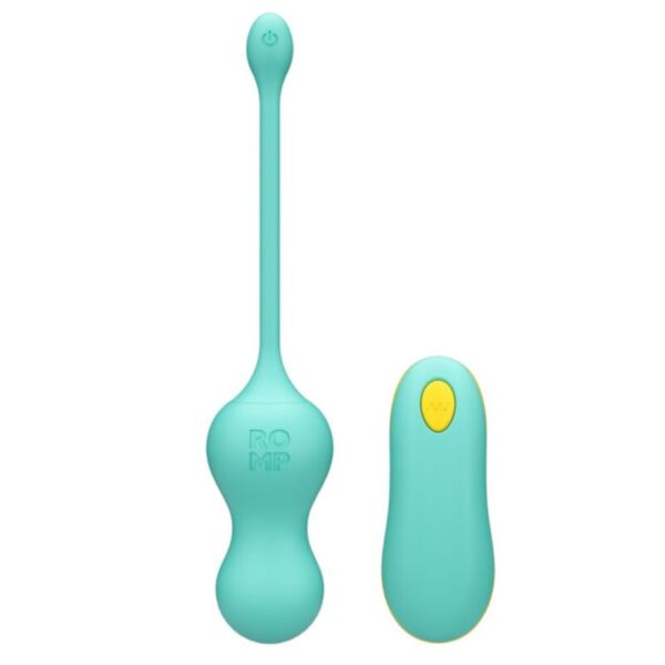ROMP Cello G-spot vibrator with its remote control