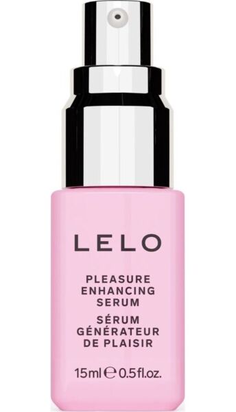 Bottle of LELO Pleasure Enhancing Serum clitoral stimulating gel, 15 ml