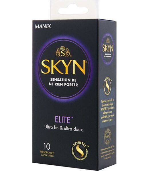 Pack of 10 SKYN Elite condoms
