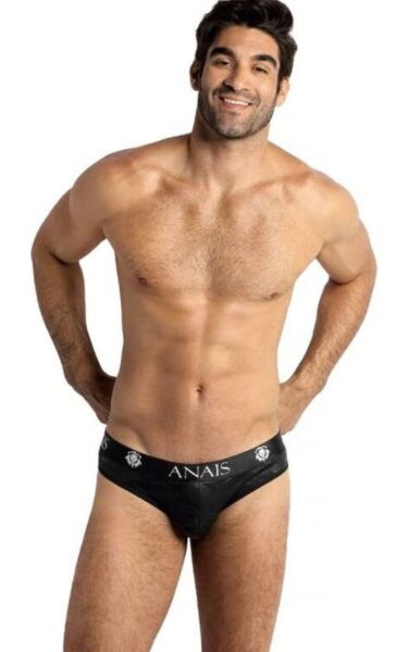 Anaïs Men Electro Slip men's briefs with a military print