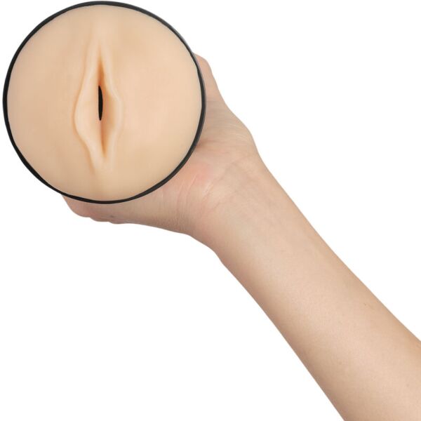 Kiiroo Feel Stroker masturbator with a vaginal-shaped opening