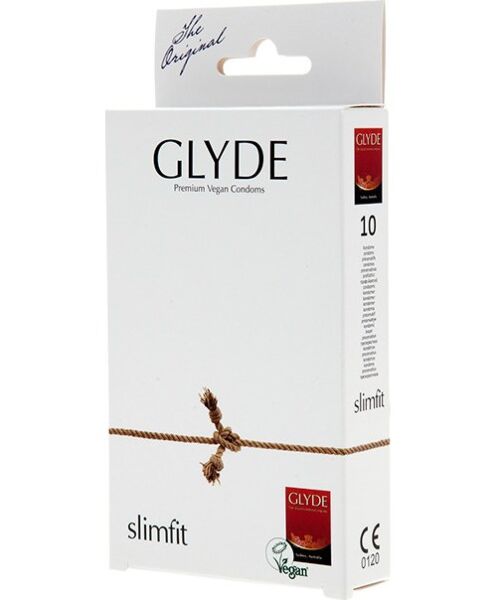 Pack of 10 Glyde Ultra Slimfit condoms