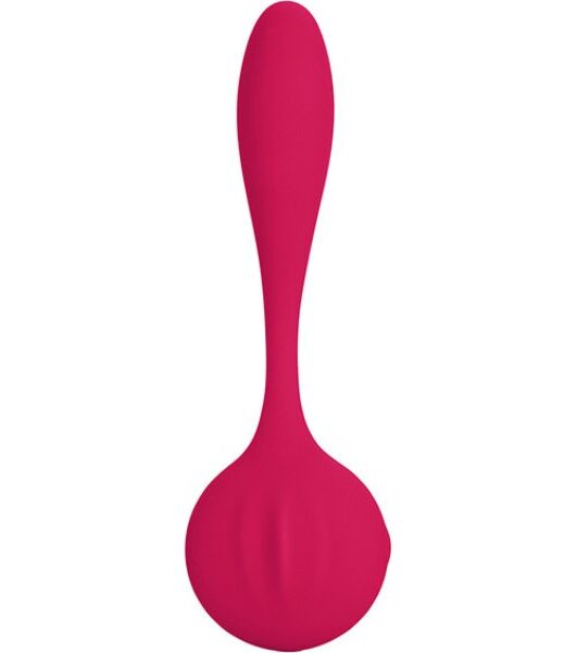 Calexotics Silhouette S8 Red vibrator with a curved, flexible body in red