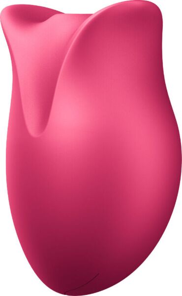 Fun Factory BELLE clitoral suction toy in raspberry, shaped like a rose