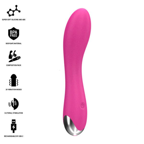Intense Cher vibrator with its interchangeable heads
