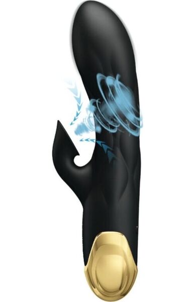 Pretty Love C-Type rabbit vibrator in black
