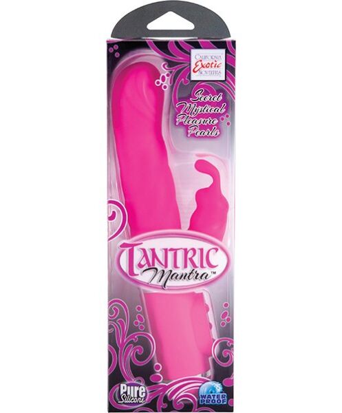 Pink Calexotics Tantric Mantra rabbit vibrator with rabbit ears