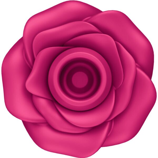 Satisfyer Pro 2 Classic Blossom clitoral suction toy, red and shaped like a rose