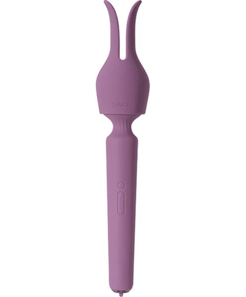 SVAKOM Emma Neo 2 wand vibrator with its bunny ears attachment