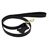 Bound Nubuck Leather Leash 108 cm with Durable Handle