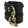Restraints Bound Nubuck Leather Slim Wrist Cuffs