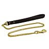 Bound Nubuck Leather Leash 108 cm with Durable Handle