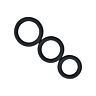 Cock Rings Loving Joy Thick Silicone 3 Pack Gris