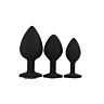 Butt Plugs Toosh Set of 3 Clear Stone