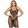 Sexy Mini Dress Leg Avenue Multi Net Halter
