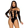 Bodysuit Leg Avenue Cut Out Thong Back for Sensual Appeal