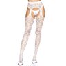 Heart Net Suspender Tights Leg Avenue with Heart Pattern