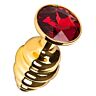 Metal Plug S Pleasures Metal with Diamond Detail