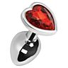 Metal Plug S Pleasures Metal ELLA with Heart Base