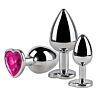 Anal Plugs S Pleasures Metal LIA Set