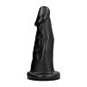Dildo ALL BLACK 27 CM | Hypoallergenic and Curved Design