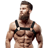 Men's Harness FETISH SUBMISSIVE ATTITUDE Adjustable Chest Sports