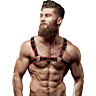 Chest Harness Fetish Submissive Attitude - Adjustable Design