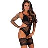 Bodysuit Livco Corsetti Hawain with Lace Detail
