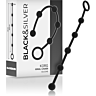 BLACK&SILVER Korg Anal Rosary Silicone Beads