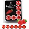 Brazilian Balls Set 6 Strawberry by SECRETPLAY - Lubricating Balls