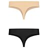 Thongs BYE BRA Invisible Thong 2 Pack Seamless Fit