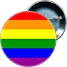 Fun Item PRIDE LGBT Flag Pin with Rainbow Design