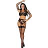 Lingerie Set Livco Corsetti Pojzon LC 90670 with Garter Belt