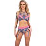 Lingerie Set LIVCO CORSETTI FASHION Soledad with Garter Belt