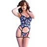 Chilirose Corset CR 4861 with Artistic Print and Adjustable Features
