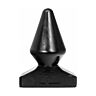 Anal Plug ALL BLACK 18.5 CM - Cone Shaped Design