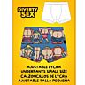 Boxer Shorts Diablo Picante Small Size Buttocks with Fun Design