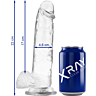 X RAY Clear Dildo 22 cm - Realistic Pleasure Experience
