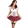 Schoolgirl Costume S Pleasures Lingerie One Size Set