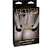 Fetish Fantasy Gold Plush Cuffs - Adjustable and Comfortable