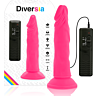 Vibrating Dildo Diversia 23cm with Flexible Design