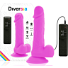 Realistic Dildo Diversia 20.5 cm with Vibrations