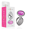 Anal Plug INTENSE Aluminum with Diamond Jewel